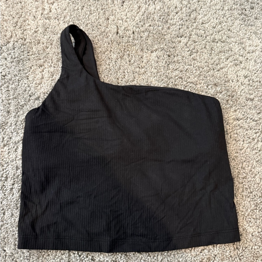 Lululemon Black One-Shoulder Top